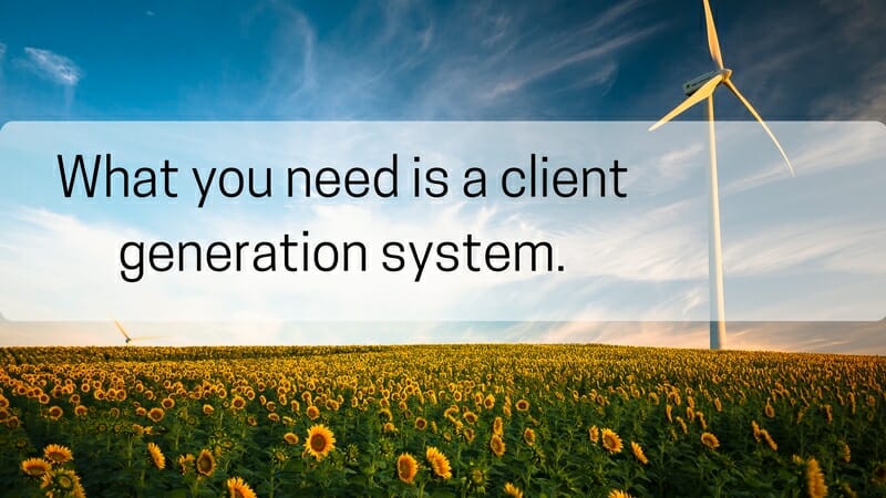 client generation system